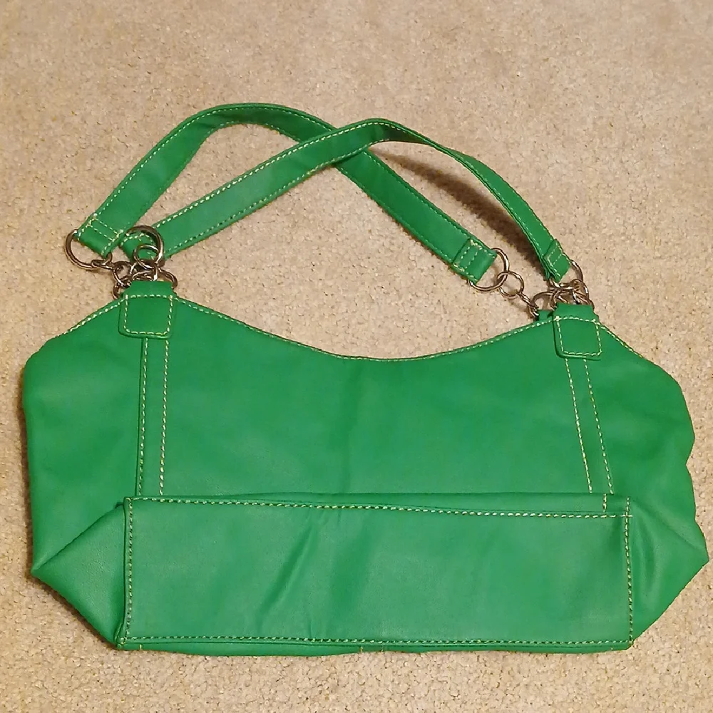 New Kelly Green Women's Handbag 17X4X9 - Picture 2 of 7